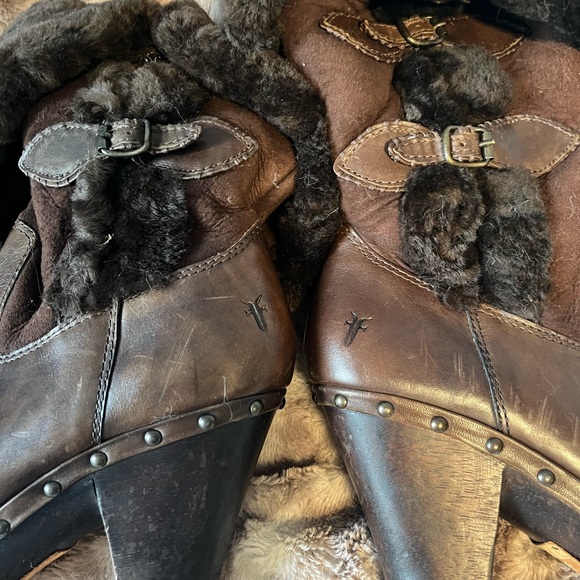 Frye Leather, Suede and Faux Fur Boots - Picture 3 of 13